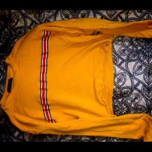 VINTAGE CROPPED YELLOW SHIRT